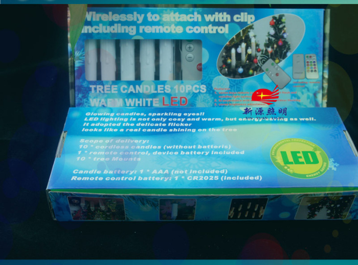 Craft candle 10/set-color led glow candles electric candle wholesale induction glow candles