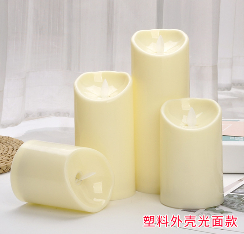 Glow Candle Lamp Cylindrical Christmas Halloween Home Wedding Script Kill Emulational Decoration Props Glow Candle Lamp Cylindrical Christmas Halloween Home Wedding Script Kill Emulational Decoration Props