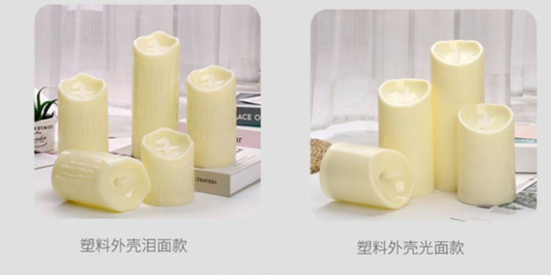 Glow Candle Lamp Cylindrical Christmas Halloween Home Wedding Script Kill Emulational Decoration Props Glow Candle Lamp Cylindrical Christmas Halloween Home Wedding Script Kill Emulational Decoration Props