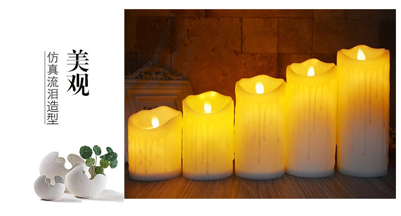 Glow Candle Lamp Cylindrical Christmas Halloween Home Wedding Script Kill Emulational Decoration Props Glow Candle Lamp Cylindrical Christmas Halloween Home Wedding Script Kill Emulational Decoration Props