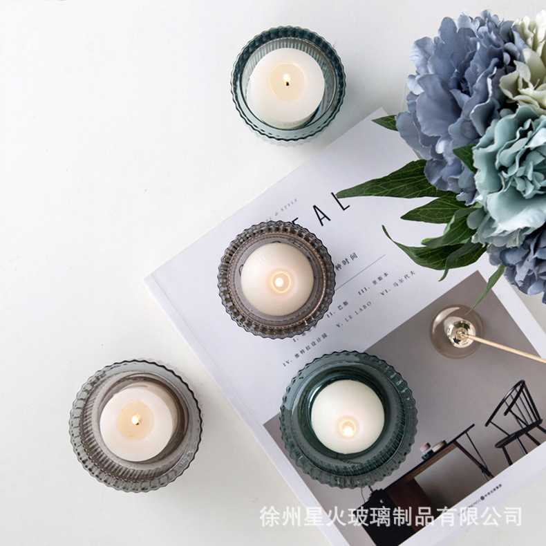 Nordic Romantic Candlelight Dinner Home Wax Net Red Guesthouse Decoration Smokeless Aromatherapy Candle Cup Glow Candle
