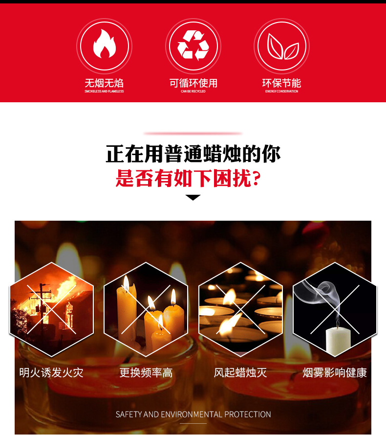 Glow Candle  Remote Control Colorful Candle Light Personality Electronic Dried Flower Candle Light Butterfly Candle
