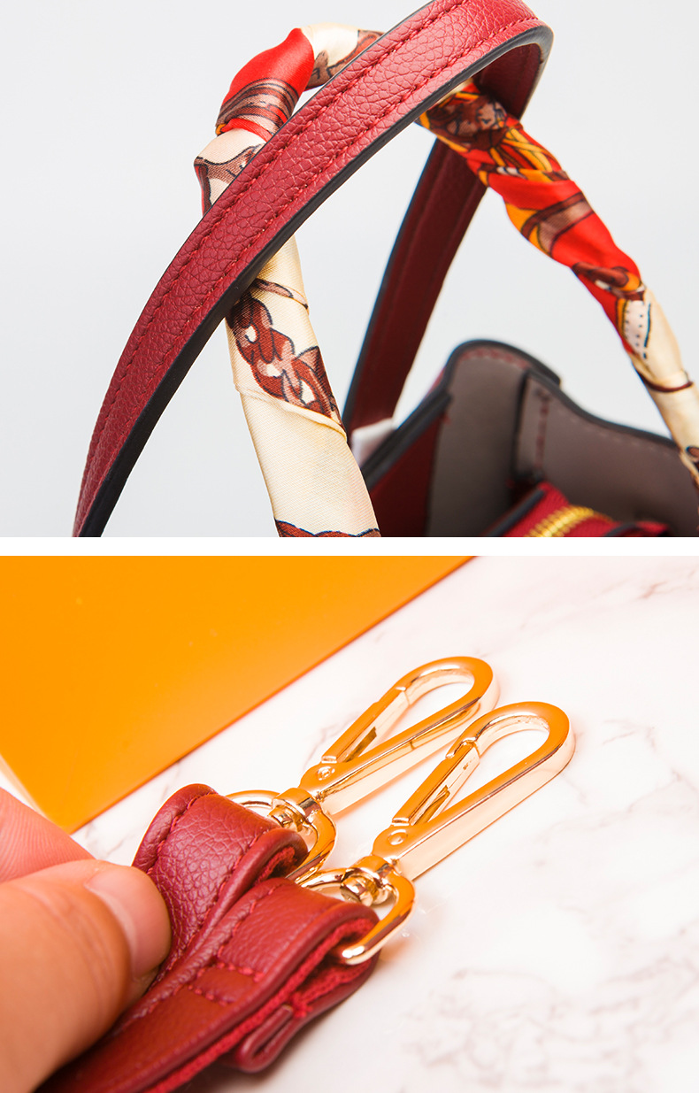 Red Wedding Bag Bridal Bag Women's Bag Mother 2021 New Handbag for Middle-Aged People Large Capacity Shoulder Messenger Bag
