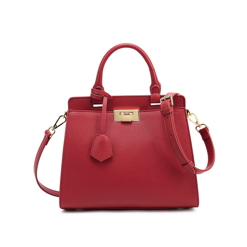 bag Wholesale Women&#039;s Bags 2021 New Fashion Kelly Bag Handbag Large Capacity Wedding Red wedding Bag