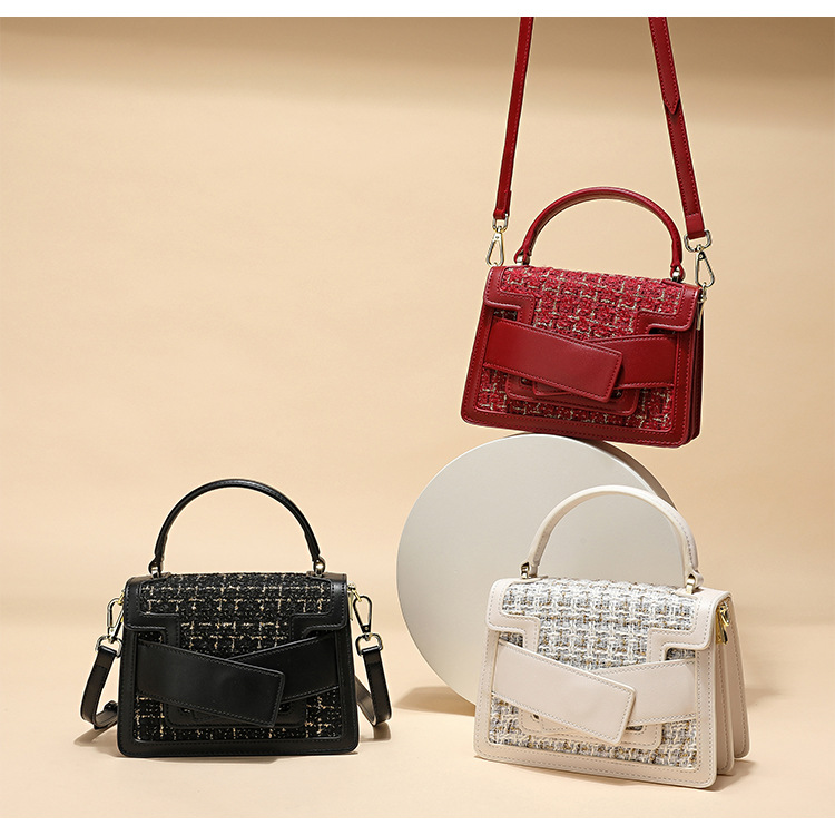 2021 New Autumn and Winter Bags Small Square Bag Woolen Shoulder Messenger Bag Handbag Wedding wedding Bag 2021 New Autumn and Winter Bags Small Square Bag Woolen Shoulder Messenger Bag Handbag Wedding wedding Bag