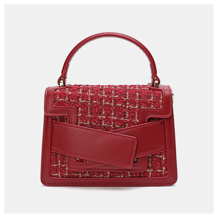 2021 New Autumn and Winter Bags Small Square Bag Woolen Shoulder Messenger Bag Handbag Wedding wedding Bag 2021 New Autumn and Winter Bags Small Square Bag Woolen Shoulder Messenger Bag Handbag Wedding wedding Bag