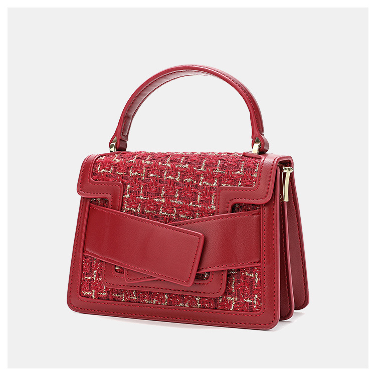 2021 New Autumn and Winter Bags Small Square Bag Woolen Shoulder Messenger Bag Handbag Wedding wedding Bag 2021 New Autumn and Winter Bags Small Square Bag Woolen Shoulder Messenger Bag Handbag Wedding wedding Bag