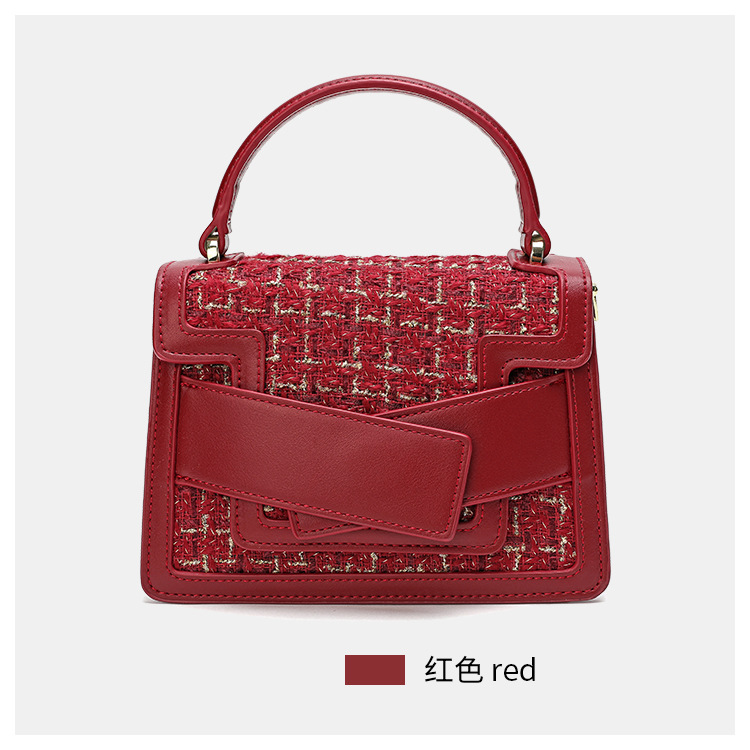 2021 New Autumn and Winter Bags Small Square Bag Woolen Shoulder Messenger Bag Handbag Wedding wedding Bag 2021 New Autumn and Winter Bags Small Square Bag Woolen Shoulder Messenger Bag Handbag Wedding wedding Bag