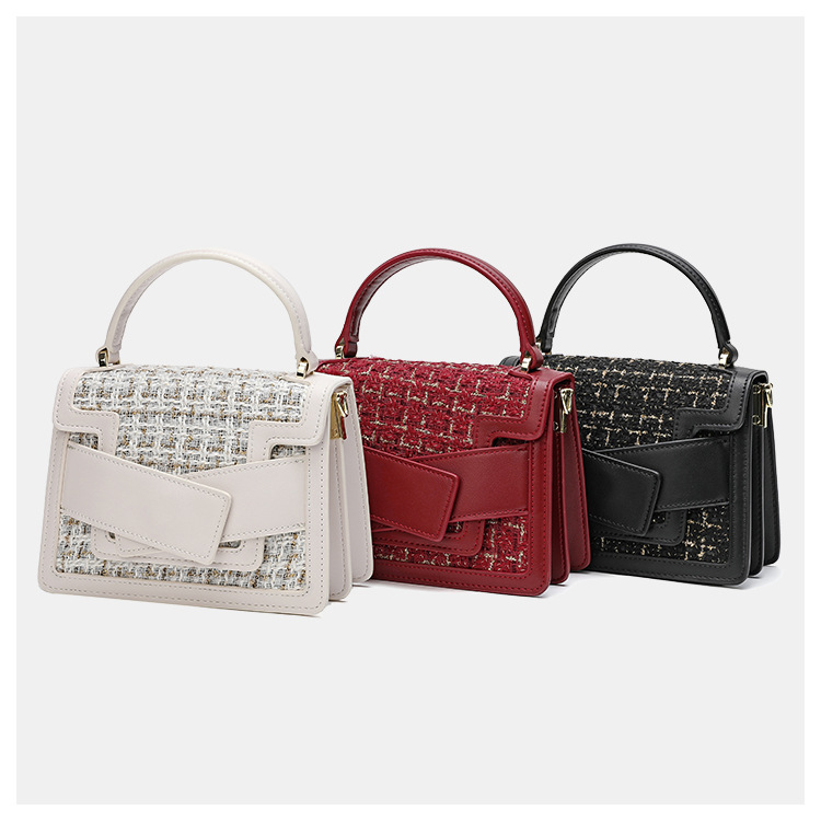 2021 New Autumn and Winter Bags Small Square Bag Woolen Shoulder Messenger Bag Handbag Wedding wedding Bag 2021 New Autumn and Winter Bags Small Square Bag Woolen Shoulder Messenger Bag Handbag Wedding wedding Bag