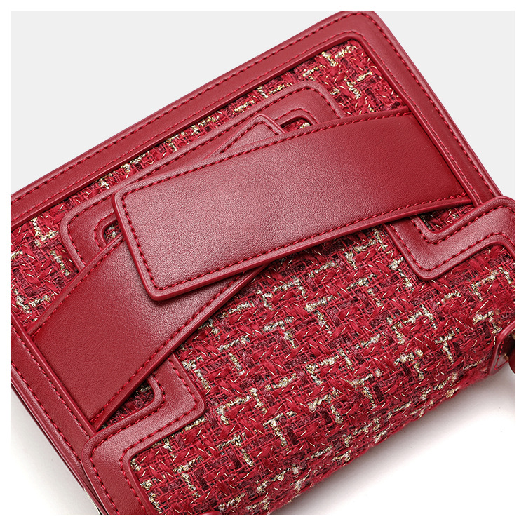 2021 New Autumn and Winter Bags Small Square Bag Woolen Shoulder Messenger Bag Handbag Wedding wedding Bag 2021 New Autumn and Winter Bags Small Square Bag Woolen Shoulder Messenger Bag Handbag Wedding wedding Bag