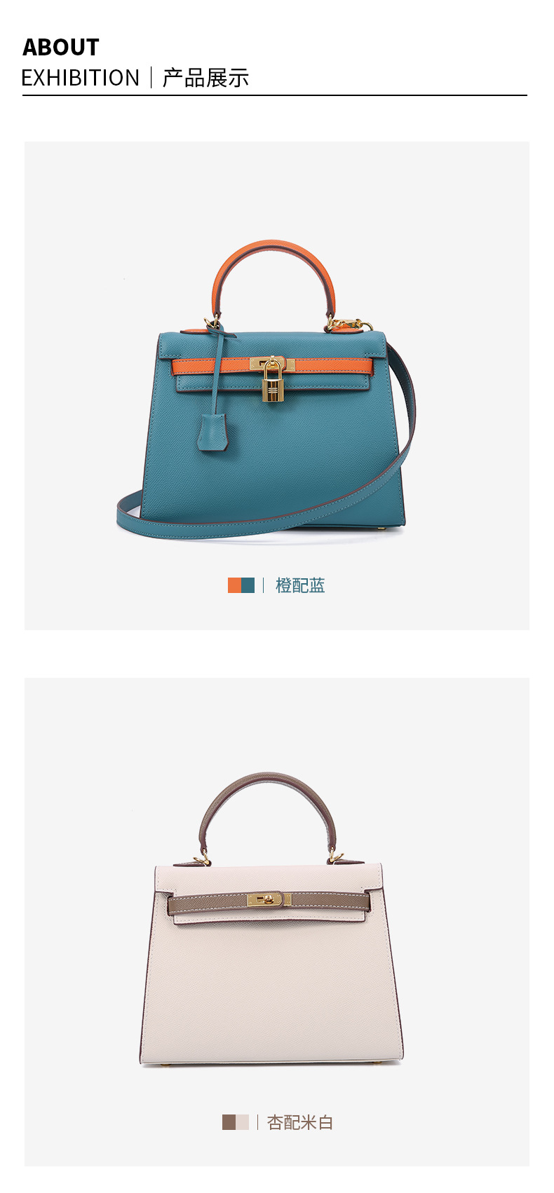 Women's Cow Leather Bag 2021 New Kelly Bag Red Bag Portable Wedding Bride Birkin Bag wedding Bag