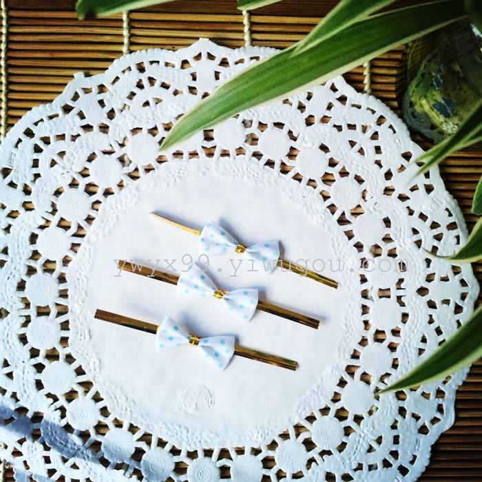 Baking packaging butterfly ligature wedding bag tie Zhasi cookie bag sealing wire wire decoration Baking packaging butterfly ligature wedding bag tie Zhasi cookie bag sealing wire wire decoration
