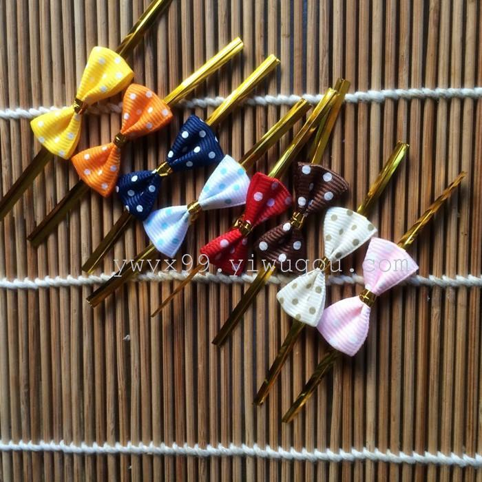 Baking packaging butterfly ligature wedding bag tie Zhasi cookie bag sealing wire wire decoration Baking packaging butterfly ligature wedding bag tie Zhasi cookie bag sealing wire wire decoration