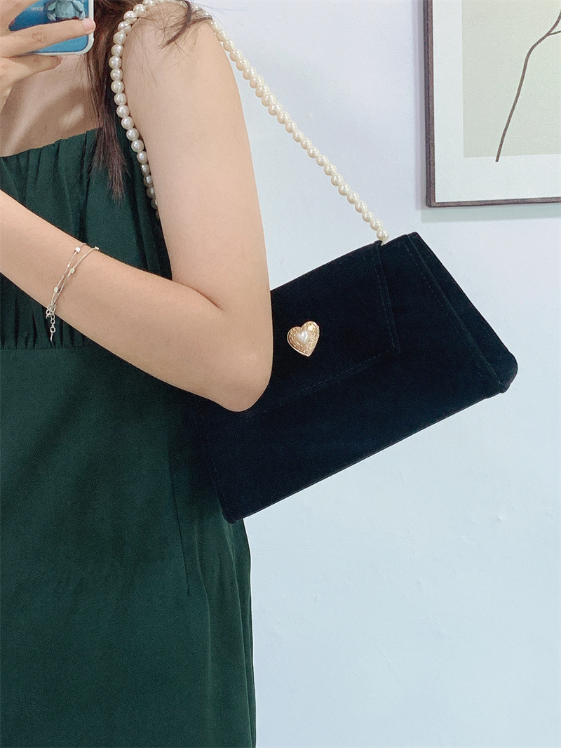 2021 New Velvet Red Wedding Bag Female Bride Elegant Suede Wedding All-Matching wedding Bag
