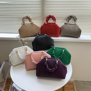 Red Wedding Bag Bridal Bag Diamond Pattern Bag Women's Bag Mother Bag 2020 New Engagement wedding Bag