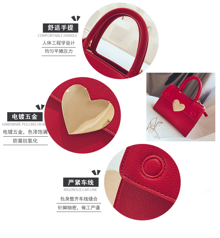 Wedding Bag 2021 New Style Elegant Bridal Bag Red Handbag Female Korean Style Wedding Bag Wedding Fashion Trend