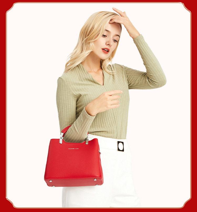 Diana Bag Red Bridal Bag Wedding Bag Fashion Portable Fashion Pu Women's wedding Bag