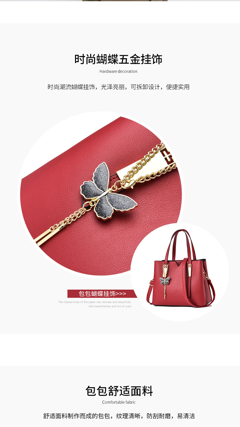Red Wedding Bag Middle-Aged Mother Bag Female 2021 New Trendy Bride wedding Bag