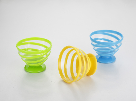 Plastic Thread Ice Cream Cup Small Water Cup Colorful Dessert Cup Plastic Water Cup Transparent Spiral Water Cup