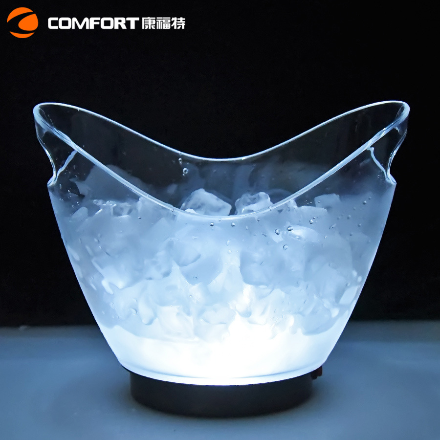 New Ice Bucket Luminous Ice Bucket Single Small Ice Bucket Champagne Bucket Colorful Light Variety Wine Bucket