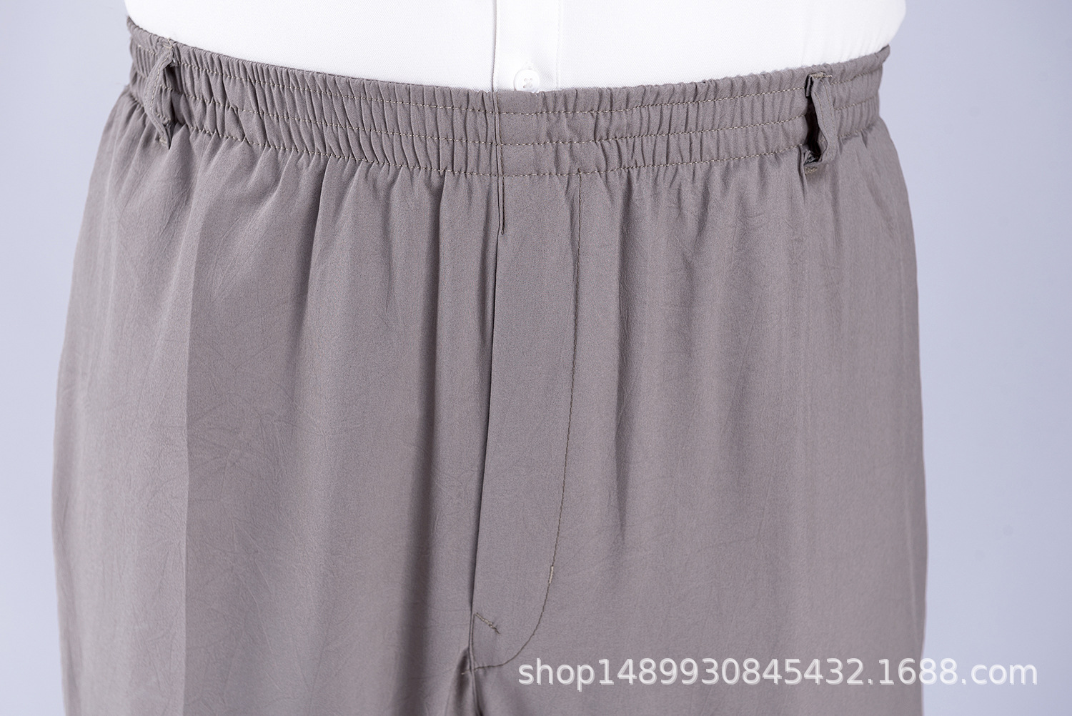 Factory Wholesale Hand Grip Colorful Pants Middle-Aged and Elderly Leisure Ice Silk Leggings Men's Width Loose Summer Thin Elastic Waist for the Elderly Grandpa Factory Wholesale Hand Grip Colorful Pants Middle-Aged and Elderly Leisure Ice Silk Leggings Men's Width Loose Summer Thin Elastic Waist for the Elderly Grandpa