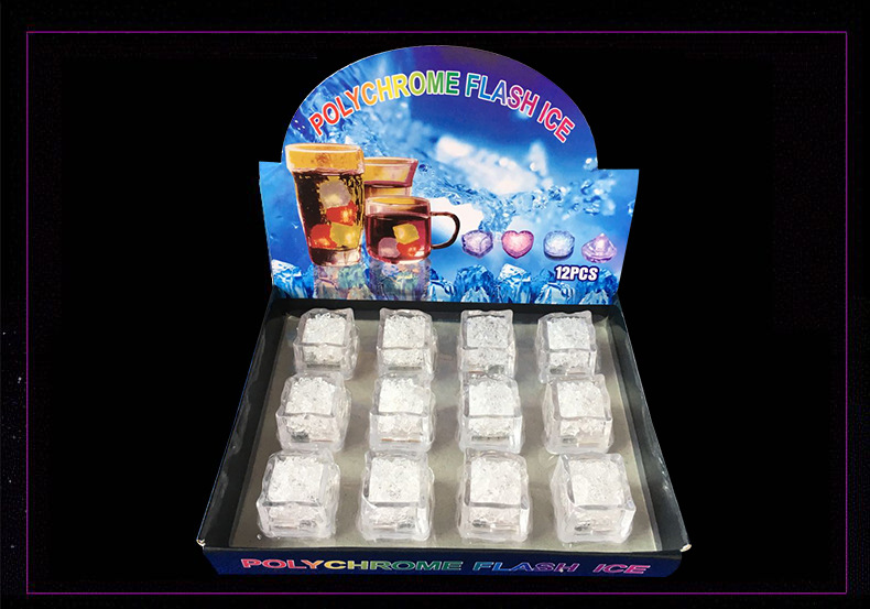 KTV bar luminous ice Luminous Toys into the Water Subjects bright LED colorful Ice Water Induction ice manufacturers KTV bar luminous ice Luminous Toys into the Water Subjects bright LED colorful Ice Water Induction ice manufacturers