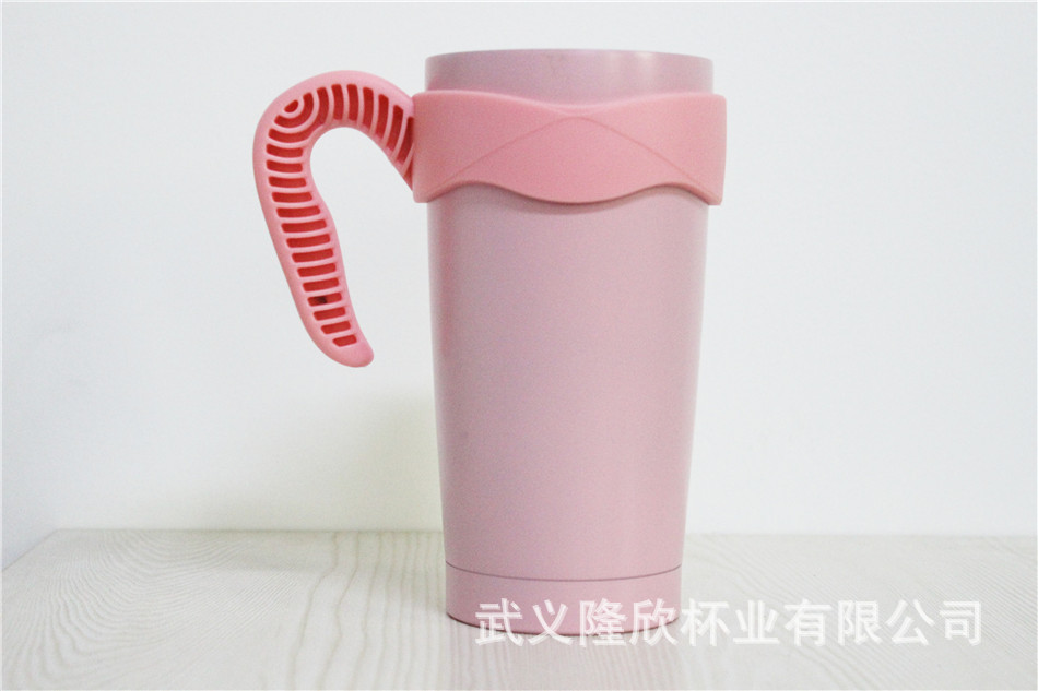 Wide Mouth Cup Saucer 20Oz30Oz Large Ice Cup Cup Set Car Cup Holder New Style Colorful Handle Wide Mouth Cup Saucer 20Oz30Oz Large Ice Cup Cup Set Car Cup Holder New Style Colorful Handle