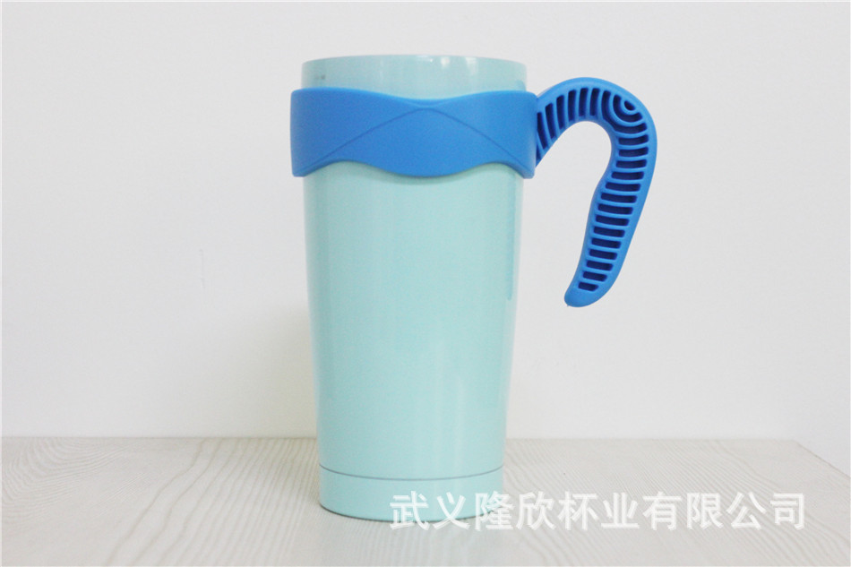 Wide Mouth Cup Saucer 20Oz30Oz Large Ice Cup Cup Set Car Cup Holder New Style Colorful Handle Wide Mouth Cup Saucer 20Oz30Oz Large Ice Cup Cup Set Car Cup Holder New Style Colorful Handle