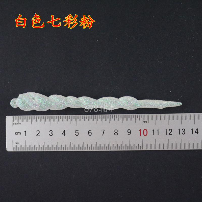 Decorations Simulation Transparent Ice Bar Icicles Gold and Silver Colorful Onion Ice Ice DIY Small Pendant 13cm Decorations Simulation Transparent Ice Bar Icicles Gold and Silver Colorful Onion Ice Ice DIY Small Pendant 13cm