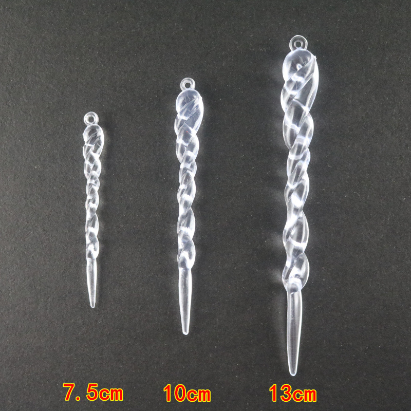 Decorations Simulation Transparent Ice Bar Icicles Gold and Silver Colorful Onion Ice Ice DIY Small Pendant 13cm Decorations Simulation Transparent Ice Bar Icicles Gold and Silver Colorful Onion Ice Ice DIY Small Pendant 13cm