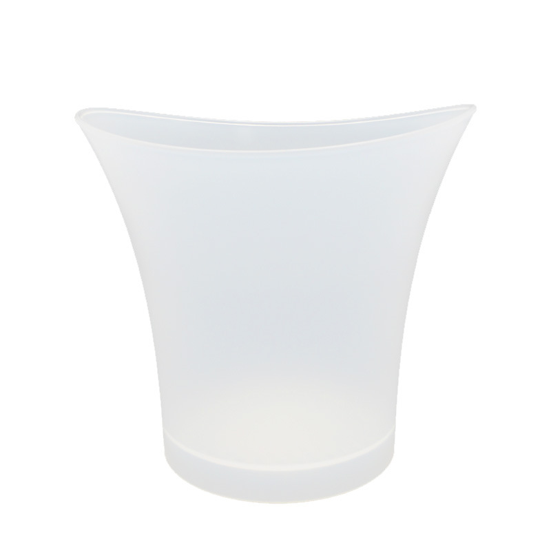 Bar KTV Special Luminous Ice Bucket Waterproof Frosted Plastic Bucket Colorful Drop-Resistant LED Ice Bucket