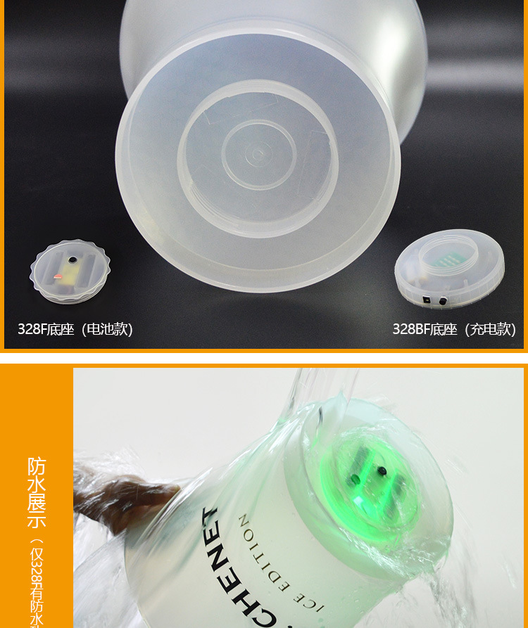 Bar KTV Special Luminous Ice Bucket Waterproof Frosted Plastic Bucket Colorful Drop-Resistant LED Ice Bucket Bar KTV Special Luminous Ice Bucket Waterproof Frosted Plastic Bucket Colorful Drop-Resistant LED Ice Bucket