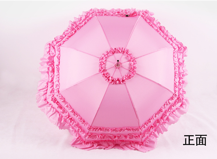 Lolita Cosplay Princess Umbrella Lolita European-Style Three-Ring Sunshade Western-Style Wedding Bride Umbrella Straight Umbrella Lolita Cosplay Princess Umbrella Lolita European-Style Three-Ring Sunshade Western-Style Wedding Bride Umbrella Straight Umbrella