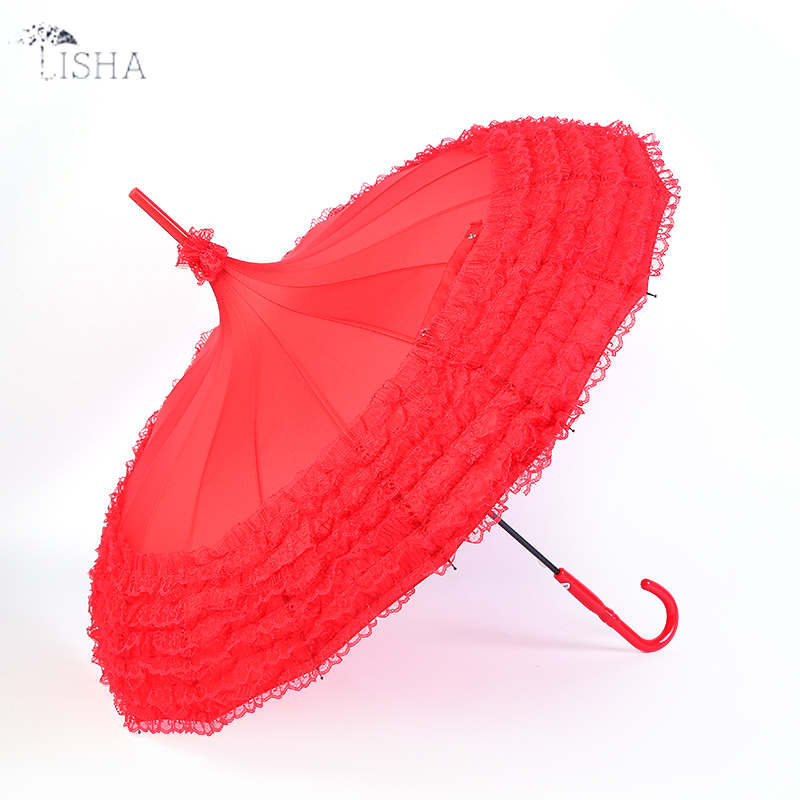 Wedding umbrella big red lace umbrella Wedding umbrella big red lace umbrella