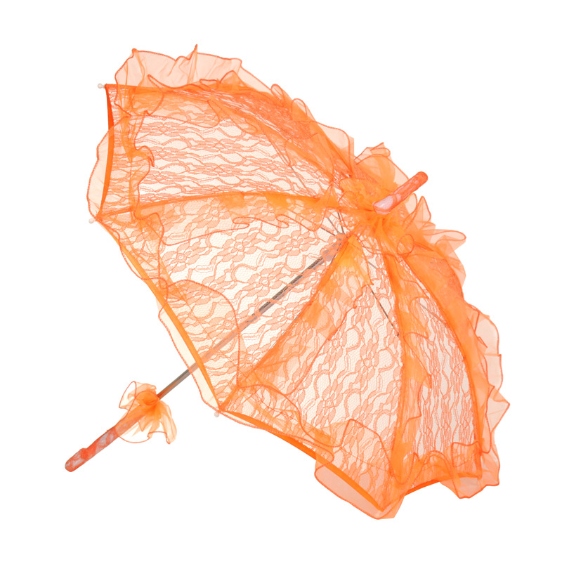 Amazon Wedding Supplies Bride Umbrella Color Craft Lace Lace Umbrella Sun Umbrella Stage Props Children&#039;s Umbrella