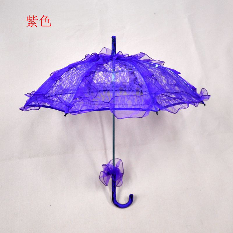 Amazon Wedding Supplies Bride Umbrella Color Craft Lace Lace Umbrella Sun Umbrella Stage Props Children's Umbrella