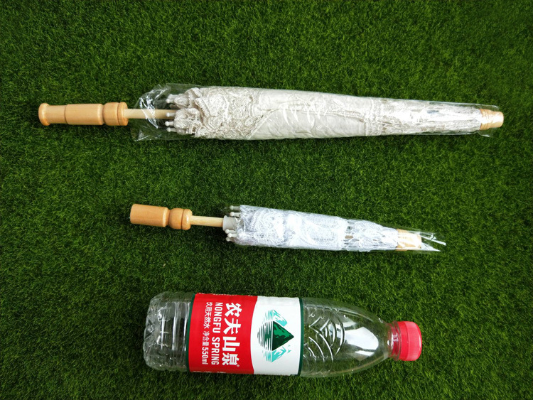 Decorative Umbrella Palace Wedding Lace Umbrella Bride Lace Umbrella White Bridesmaid Flower Girl Wooden Handle Umbrella Decorative Umbrella Palace Wedding Lace Umbrella Bride Lace Umbrella White Bridesmaid Flower Girl Wooden Handle Umbrella