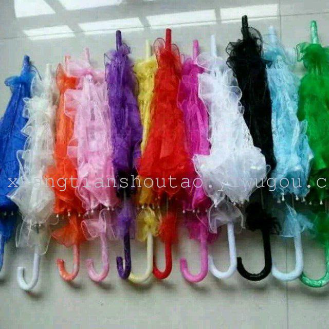 Children's Lace Photography Wedding Dress Photographic Studio Props Princess Umbrella Dance Umbrella Performance Children's Lace Photography Wedding Dress Photographic Studio Props Princess Umbrella Dance Umbrella Performance