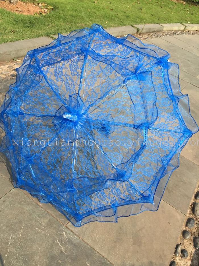Children's Lace Photography Wedding Dress Photographic Studio Props Princess Umbrella Dance Umbrella Performance Children's Lace Photography Wedding Dress Photographic Studio Props Princess Umbrella Dance Umbrella Performance