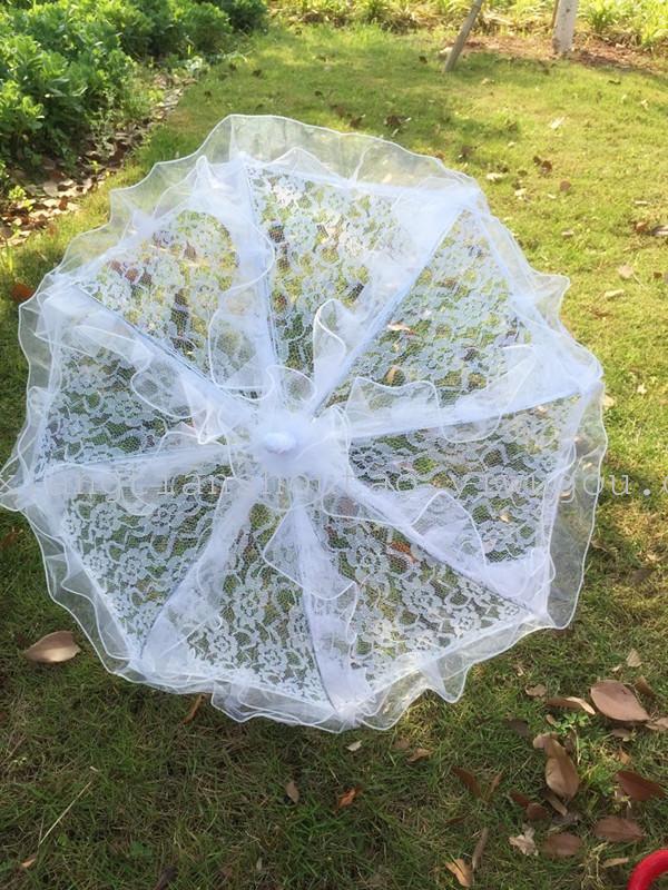 Children's Lace Photography Wedding Dress Photographic Studio Props Princess Umbrella Dance Umbrella Performance Children's Lace Photography Wedding Dress Photographic Studio Props Princess Umbrella Dance Umbrella Performance