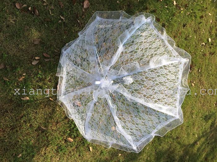 Children's Lace Photography Wedding Dress Photographic Studio Props Princess Umbrella Dance Umbrella Performance Children's Lace Photography Wedding Dress Photographic Studio Props Princess Umbrella Dance Umbrella Performance