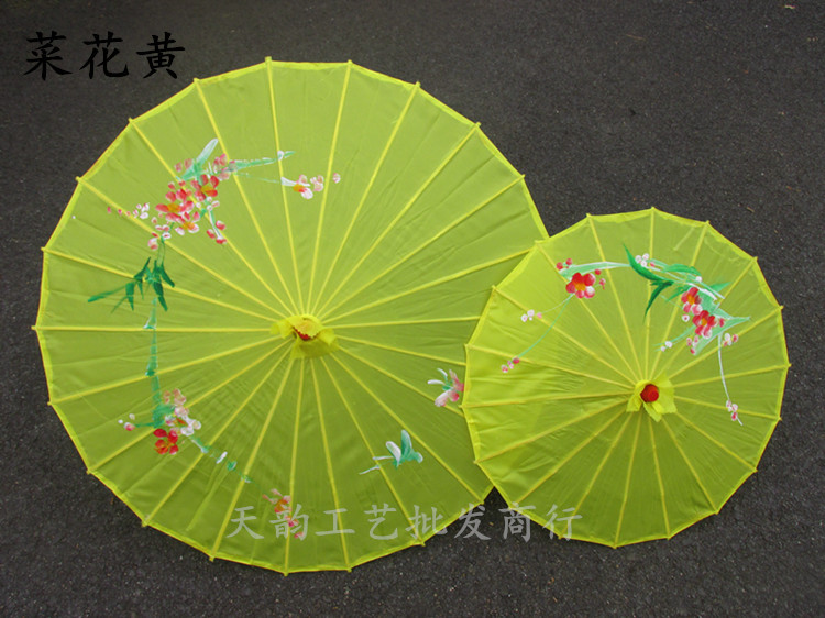 Tianyun Craft Umbrella Wholesale Photography Wedding Props Ceiling Decoration Dancing Handmade Umbrella Classical Silk Cloth Dance Umbrella