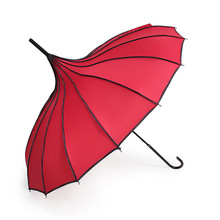 16K Long Handle Straight Rod Edge Covered Pagoda Umbrella Bride Wedding Umbrella Outdoor Sunshade Umbrella Customized Factory Foreign Trade Wholesale 16K Long Handle Straight Rod Edge Covered Pagoda Umbrella Bride Wedding Umbrella Outdoor Sunshade Umbrella Customized Factory Foreign Trade Wholesale