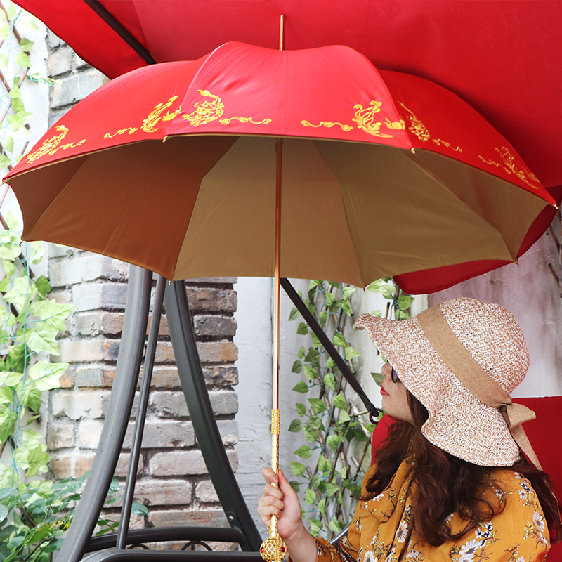 R-196 Wedding Umbrella Red Umbrella Bridal Umbrella High-End Gift Umbrella Gift Box Umbrella Umbrella