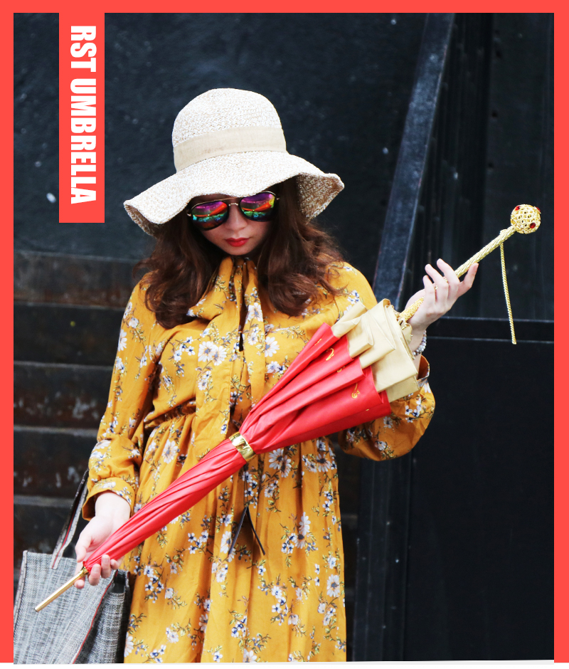 R-196 Wedding Umbrella Red Umbrella Bridal Umbrella High-End Gift Umbrella Gift Box Umbrella Umbrella