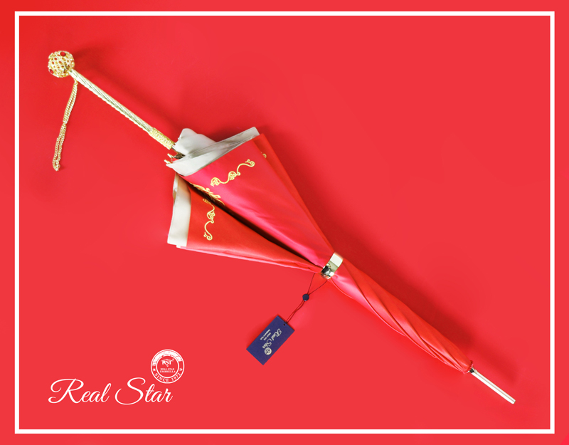 R-196 Wedding Umbrella Red Umbrella Bridal Umbrella High-End Gift Umbrella Gift Box Umbrella Umbrella