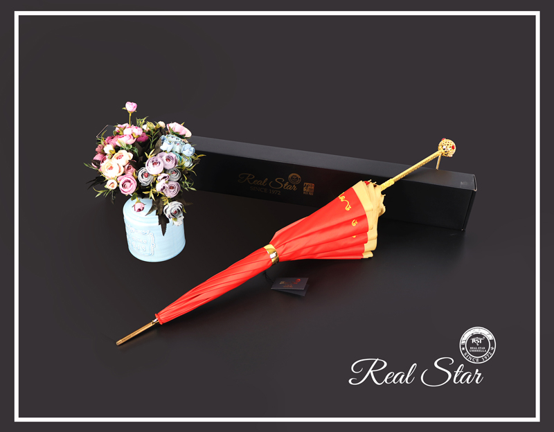 R-196 Wedding Umbrella Red Umbrella Bridal Umbrella High-End Gift Umbrella Gift Box Umbrella Umbrella