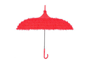 Manufacturer wedding umbrella long handle bright red bride umbrella lovely princess lace umbrella a surrogate hair Manufacturer wedding umbrella long handle bright red bride umbrella lovely princess lace umbrella a surrogate hair