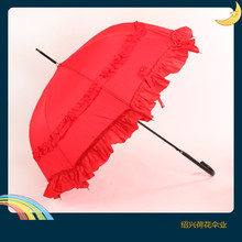 Manufacturer wedding umbrella long handle bright red bride umbrella lovely princess lace umbrella a surrogate hair Manufacturer wedding umbrella long handle bright red bride umbrella lovely princess lace umbrella a surrogate hair