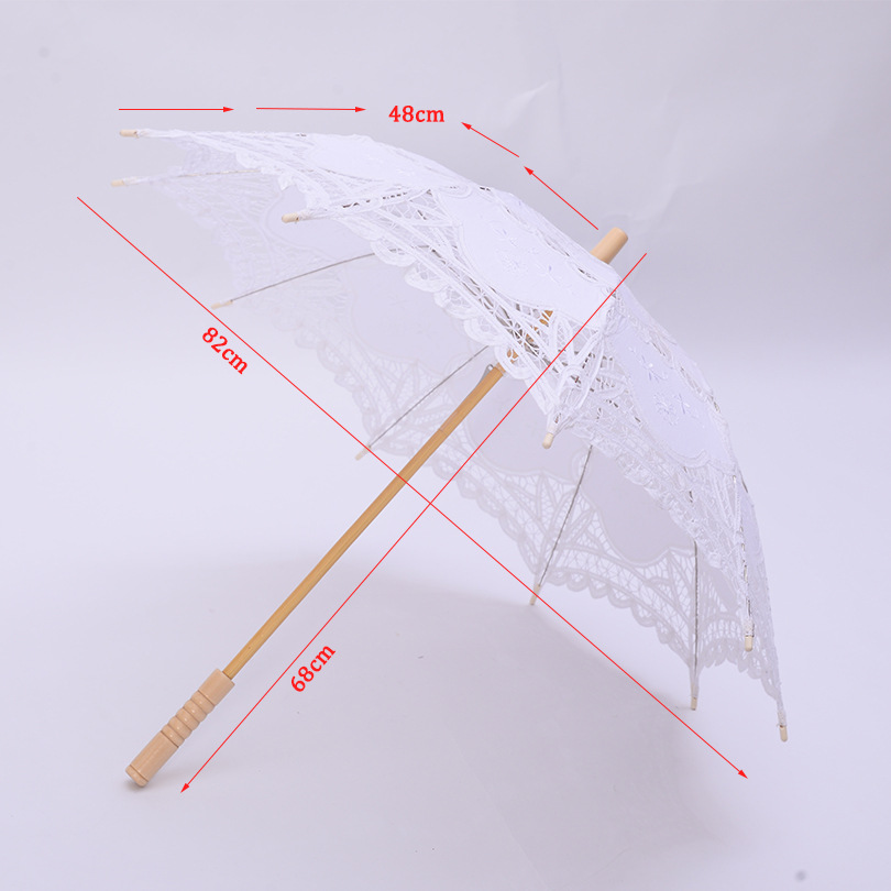 props Photography wedding umbrella handicrafts craft lace umbrella cotton umbrella stitch umbrella Sunshade multicolor